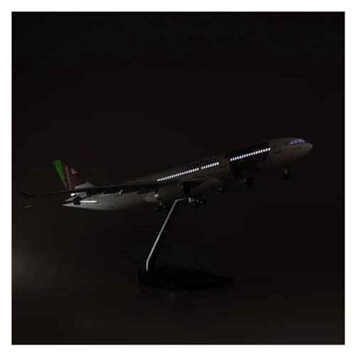 WJXNNON Für Die Portugiesische Fluggesellschaft Airbus A330 Leicht- Und Radflugzeuge, Druckgussharz-Modellflugzeugkollektion, 47 cm, Verhältnis 1:135 (Size : with Light) von WJXNNON