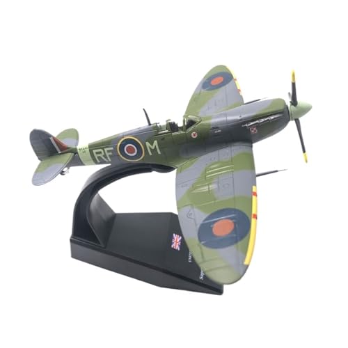 WJXNNON Für Die Simulation Eines Spitfire-Jägers Aus Dem Zweiten Weltkrieg, Legierungs-Kampfflugzeugmodell, Fertiges Produkt, Sammlerspielzeug, Maßstab 1:72 von WJXNNON