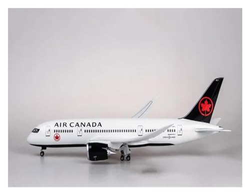 WJXNNON Für Dreamliner Aircraft Canada Airlines Modell Light Wheel Diecast 1/130 43CM Flugzeug Boeing B787 (Size : Without Light) von WJXNNON