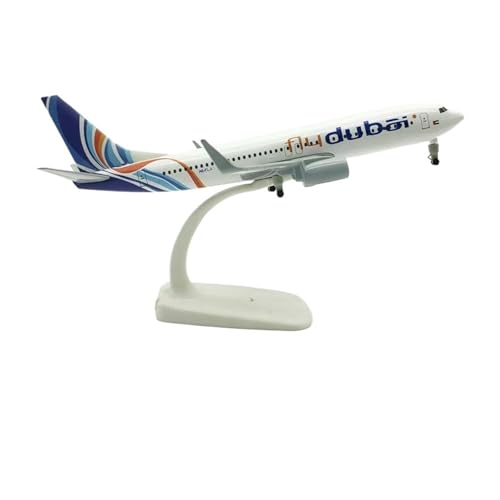 WJXNNON Für Dubai Airways Boeing 737 Flugzeugmodellserie Druckgusslegierung mit Halterung Geschenkdisplay 16CM 20 cm(20CM) von WJXNNON