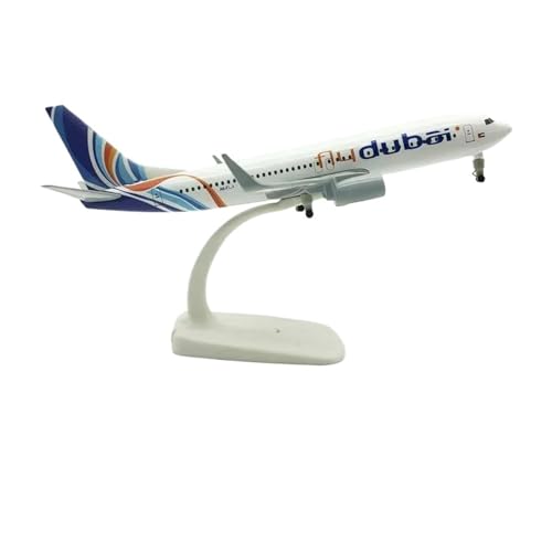 WJXNNON Für Dubai B737 Airlines Legierung Metall Flugzeug Flugzeug Mit Basis Sammlung Display Geschenke Fans 16cm/20cm(20CM) von WJXNNON