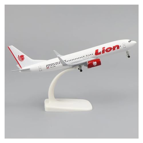 WJXNNON Für Eastern Airlines B737, Metall-Nachbildung, Legierungsmaterial Mit Fahrwerk, Ornament, Geschenk, Metall-Flugzeugmodell, 20 cm, 1:400 (Size : Lion) von WJXNNON