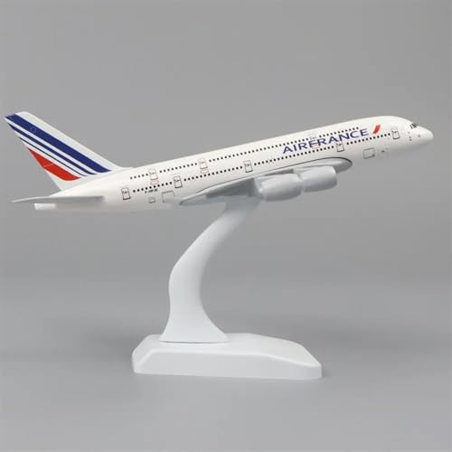 WJXNNON Für Etihad A380 Metallflugzeugmodell 20 cm 1:400 Luftfahrtsimulation Kinderjungengeschenk (Size : France) von WJXNNON