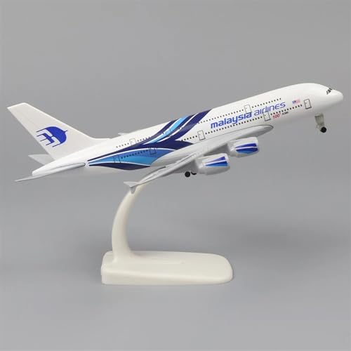 WJXNNON Für Etihad A380 Metallflugzeugmodell 20 cm 1:400 Luftfahrtsimulation Kinderjungengeschenk (Size : Malaysia Airlines) von WJXNNON