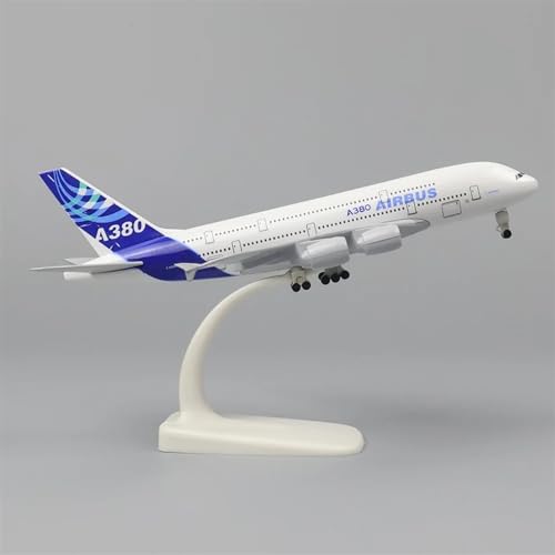 WJXNNON Für Etihad A380 Metallflugzeugmodell 20 cm 1:400 Luftfahrtsimulation Kinderjungengeschenk (Size : Original) von WJXNNON