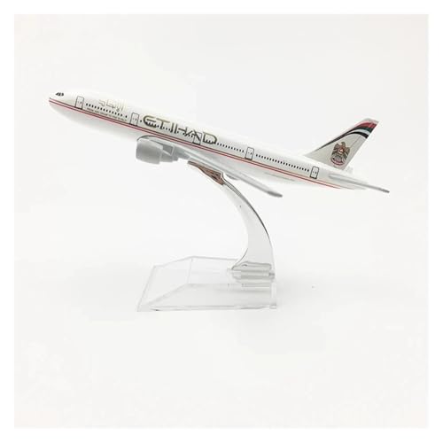 WJXNNON Für Etihad Airlines Flugzeugmodell B777 Flugzeug 16CM Metalllegierung Druckguss 1:400 Spielzeug WJXNNON Für Etihad Airlines Flugzeugmodell B777 Flugzeug 16CM Metalllegierung Druckguss 1:400 Spielzeug von WJXNNON