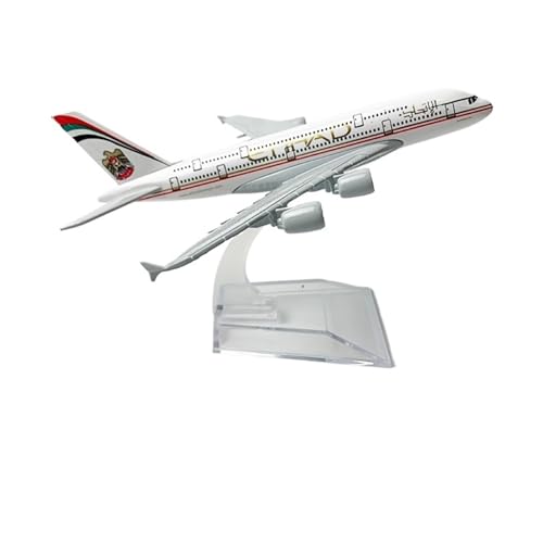 WJXNNON Für Etihad Airways Airbus A380 Flugzeugmodell Simulation Verkehrsflugzeug Legierung Statisches Geschenk Ornament 16CM WJXNNON Für Etihad Airways Airbus A380 Flugzeugmodell Simulation Verkehrsflugzeug Legierung Statisches Geschenk Ornament 16CM von WJXNNON