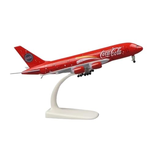 WJXNNON Für Frankreich British Airways Flugzeugmodell A380-Serie Modellflugzeug Spielzeug Legierung Metall Flugzeuge 20cm(A380 COC) von WJXNNON