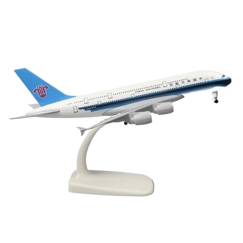 WJXNNON Für Frankreich British Airways Flugzeugmodell A380-Serie Modellflugzeug Spielzeug Legierung Metall Flugzeuge 20cm(A380 China) von WJXNNON