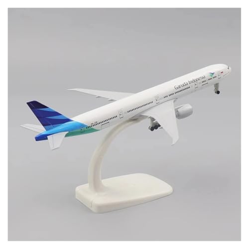 WJXNNON Für Garuda Indonesia Air Model Boeing 777 Airlines Metallflugzeug-Replik, Legierungsmaterial, Luftfahrtform, Geschenkserie, 20 cm WJXNNON Für Garuda Indonesia Air Model Boeing 777 Airlines Metallflugzeug-Replik, Legierungsmaterial, Luftfahrtform, Geschenkserie, 20 cm von WJXNNON