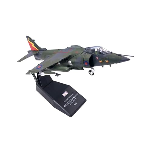 WJXNNON Für Harrier Jump Fighter Diecast Metall Flugzeug Flugzeug Ornament Modell Geburtstag Geschenk 1:72 (Size : Harrier M) von WJXNNON