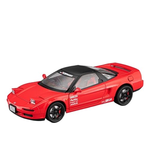 WJXNNON Für Honda Acura Legierung Sportwagen Modell Diecast Metall Fahrzeug Modell Sound Und Licht Kinder Spielzeug Geschenk 1:24(Red) von WJXNNON