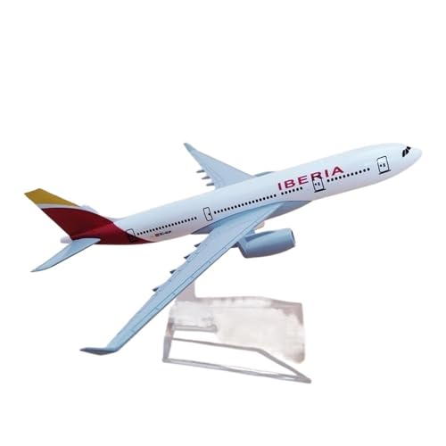 WJXNNON Für Iberia Airlines B737 Flugzeugmodell Aus Metall Im Maßstab 1/400, Flugzeuge, Spielzeugsammlungen Und Displays, 16 cm von WJXNNON