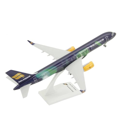 WJXNNON Für Island Airlines B757-200 Kunststoffmaterial Simulation Verkehrsflugzeug Modell Souvenir Dekoration Geschenk Display 31,5 cm Maßstab 1:150 von WJXNNON