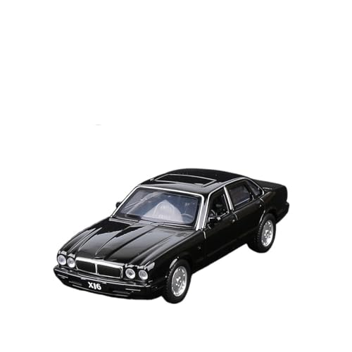WJXNNON Für Jaguar XJ6 Sportwagen Legierung Miniatur Auto Druckguss Metall Auto Modell Statische Kinder Geschenk 1:36(Black) von WJXNNON