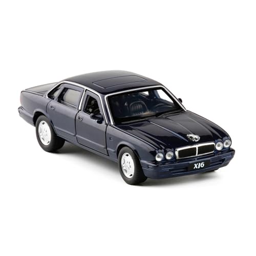 WJXNNON Für Jaguar XJ6 Sportwagen Legierung Miniatur Auto Druckguss Metall Auto Modell Statische Kinder Geschenk 1:36(Blue) von WJXNNON
