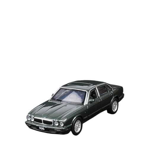 WJXNNON Für Jaguar XJ6 Sportwagen Legierung Miniatur Auto Druckguss Metall Auto Modell Statische Kinder Geschenk 1:36(Green) von WJXNNON