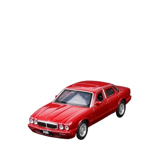 WJXNNON Für Jaguar XJ6 Sportwagen Legierung Miniatur Auto Druckguss Metall Auto Modell Statische Kinder Geschenk 1:36(Red) von WJXNNON