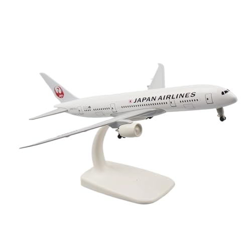 WJXNNON Für Japan Airlines B787 Flugzeug-Modellbausatz Aus Druckgusslegierung Mit Rädern, Kollektion 20 cm von WJXNNON