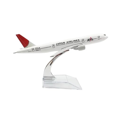 WJXNNON Für Japan Airlines Boeing B777 Flugzeug Diecast Flugzeug Modell Spielzeug Geschenk Sammlerstück 16CM von WJXNNON