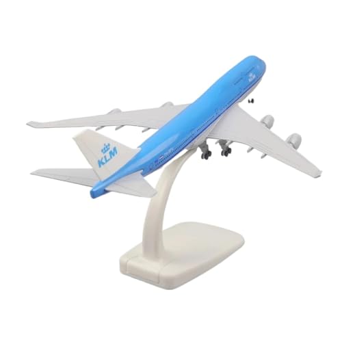 WJXNNON Für KLM B747 Airlines Metalllegierung Modellflugzeuge Mit Radfahrwerken Kinderspielzeug 20 cm von WJXNNON