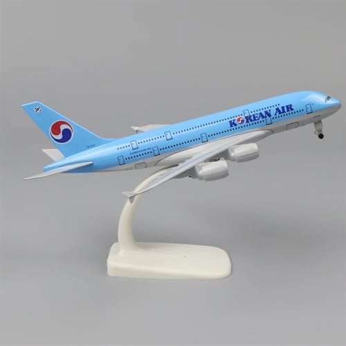 WJXNNON Für Katar A380 Metall Reproduktion Legierung Material Luftfahrt Simulation Junge Geschenk Spielzeug Sammlung 20 cm 1:400 (Size : South Korea) von WJXNNON