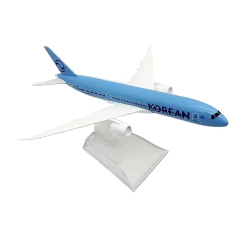 WJXNNON Für Koreanische B787 Metall Legierung 16cm Flugzeug Modell Mit Fahrwerk Luftfahrt Sammlungen Display Dekoration Wohnzimmer von WJXNNON