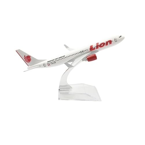 WJXNNON Für Lion Air B737 Legierung Solide Flugzeug Modell Ornament Handwerk Modelle Statische Ornamente 16CM von WJXNNON