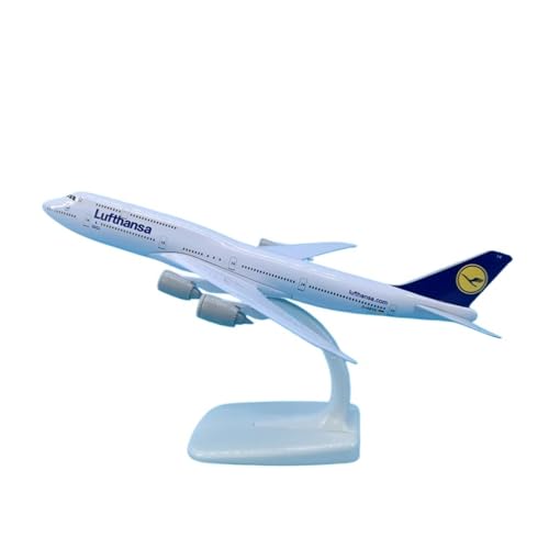 WJXNNON Für Lufthansa Airlines B747 Flugzeug Legierung Modell Spielzeug Ohne Fahrwerk Toys20Cm von WJXNNON