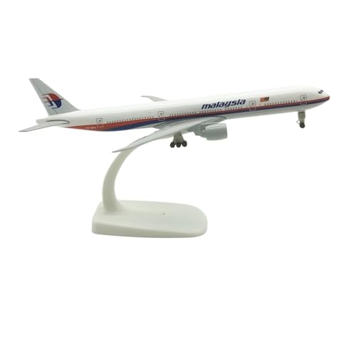 WJXNNON Für Malaysia Airline B777 Flugzeugmodell Aus Druckgusslegierung Mit Rädern, Heimdekoration, 20 cm von WJXNNON