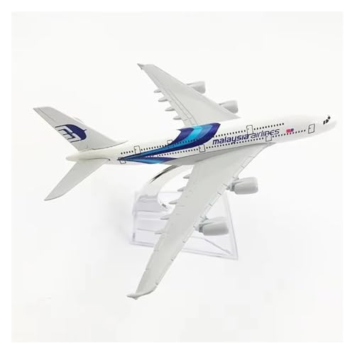 WJXNNON Für Malaysia Airlines A380 Druckguss-Flugzeugmodell Spielzeug Im Maßstab 1:400, 16 cm von WJXNNON