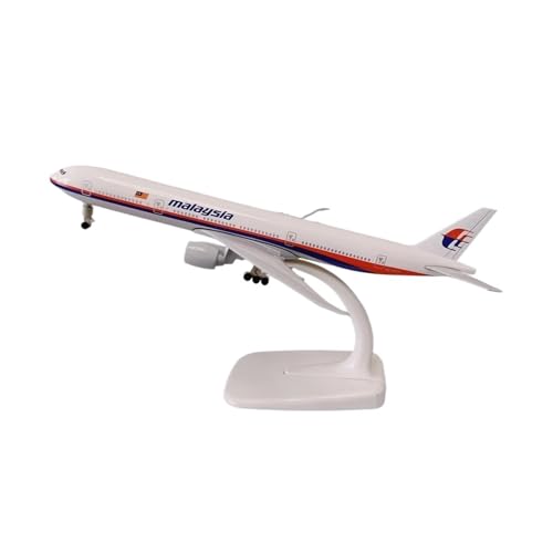 WJXNNON Für Malaysia Airlines Boeing B777 Legierung Metall Flugzeug Modell & Räder Flugzeug Flugzeug 19 cm von WJXNNON