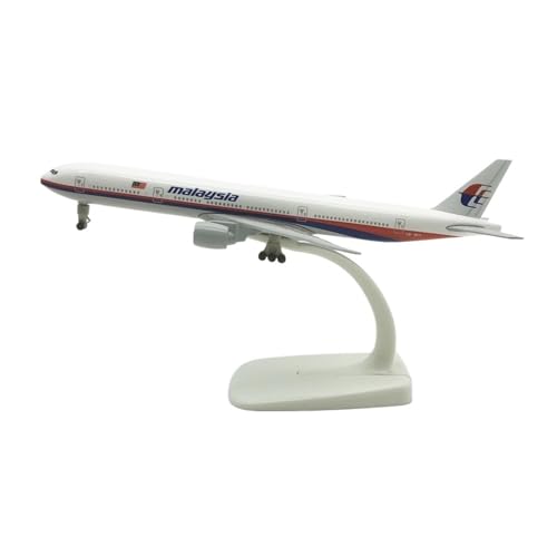 WJXNNON Für Malaysia Airlines Boeing B777 Legierung Simulation Flugzeugmodell Mit Fahrwerk Metallmodell 19 cm von WJXNNON