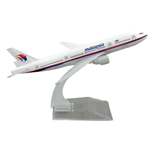 WJXNNON Für Malaysia Airlines Flugzeug B777 Modell Spielzeug Dekoration Kinder GiftCollection 16cm von WJXNNON