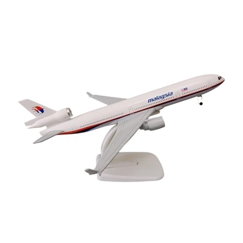 WJXNNON Für Malaysian Airlines MD-11 Diecast Flugzeug Modell Legierung Metall Flugzeug Modell 20cm von WJXNNON