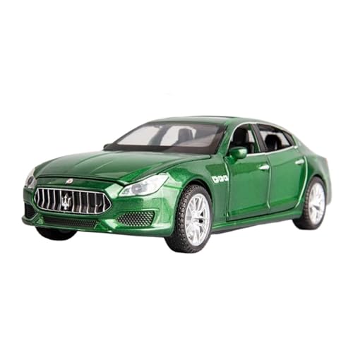 WJXNNON Für Maserati Legierung Druckguss Metall Spielzeug Fahrzeug Modell Simulation Sound Licht Sammlung Kinder Geschenk 1:32(Green) von WJXNNON