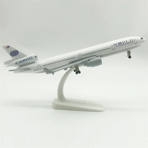 WJXNNON Für Mcdonnell Douglas MD-11 Metallreproduktion, Legierungsmaterial Und Fahrwerkssammlung, Spielzeuggeschenke, 20 cm, 1:400(American Global) von WJXNNON
