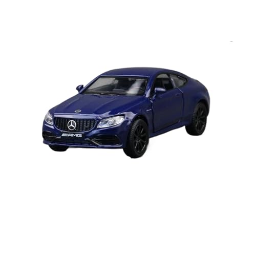 WJXNNON Für Mercedes-Benz SUV Fließheck Van Limousine Super Sport Spielzeug Auto Modell Miniatur Sammlung Geschenk 1/36(C63 S Blue) von WJXNNON