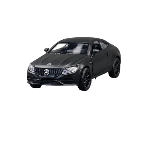 WJXNNON Für Mercedes-Benz SUV Fließheck Van Limousine Super Sport Spielzeug Auto Modell Miniatur Sammlung Geschenk 1/36(C63 S Matte Black) von WJXNNON