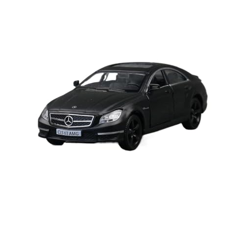 WJXNNON Für Mercedes-Benz SUV Fließheck Van Limousine Super Sport Spielzeug Auto Modell Miniatur Sammlung Geschenk 1/36(CLS63 Matte Black) von WJXNNON