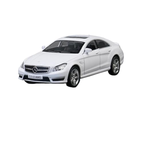 WJXNNON Für Mercedes-Benz SUV Fließheck Van Limousine Super Sport Spielzeug Auto Modell Miniatur Sammlung Geschenk 1/36(CLS63 White) von WJXNNON