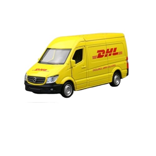 WJXNNON Für Mercedes-Benz SUV Fließheck Van Limousine Super Sport Spielzeug Auto Modell Miniatur Sammlung Geschenk 1/36(DHL Van) von WJXNNON