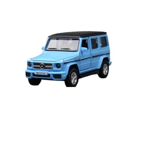 WJXNNON Für Mercedes-Benz SUV Fließheck Van Limousine Super Sport Spielzeug Auto Modell Miniatur Sammlung Geschenk 1/36(G63 AMG Matte Blue) von WJXNNON