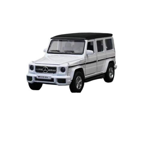 WJXNNON Für Mercedes-Benz SUV Fließheck Van Limousine Super Sport Spielzeug Auto Modell Miniatur Sammlung Geschenk 1/36(G63 AMG White) von WJXNNON