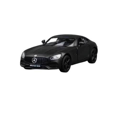 WJXNNON Für Mercedes-Benz SUV Fließheck Van Limousine Super Sport Spielzeug Auto Modell Miniatur Sammlung Geschenk 1/36(GT S Matte Black) von WJXNNON
