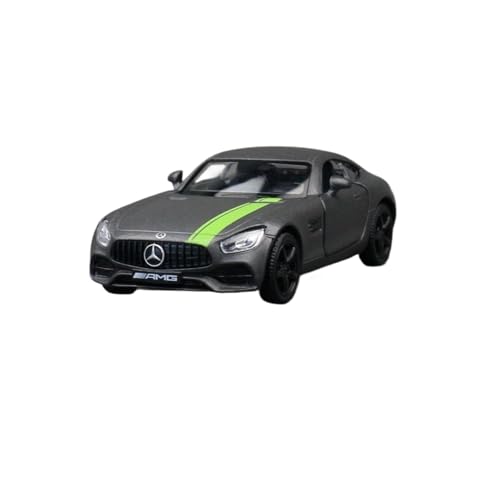 WJXNNON Für Mercedes-Benz SUV Fließheck Van Limousine Super Sport Spielzeug Auto Modell Miniatur Sammlung Geschenk 1/36(GT S Matte Gray) von WJXNNON