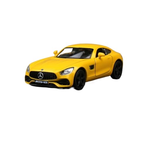 WJXNNON Für Mercedes-Benz SUV Fließheck Van Limousine Super Sport Spielzeug Auto Modell Miniatur Sammlung Geschenk 1/36(GT S Yellow) von WJXNNON