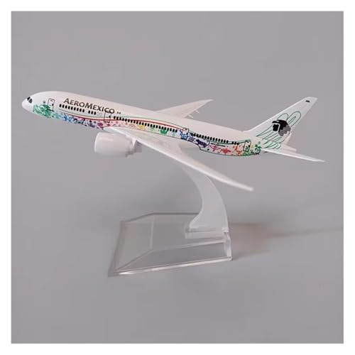 WJXNNON Für Mexican Air B787 Airlines Druckguss-Flugzeugmodell Aus Legierung, Maßstab 1/400, 16 cm WJXNNON Für Mexican Air B787 Airlines Druckguss-Flugzeugmodell Aus Legierung, Maßstab 1/400, 16 cm von WJXNNON