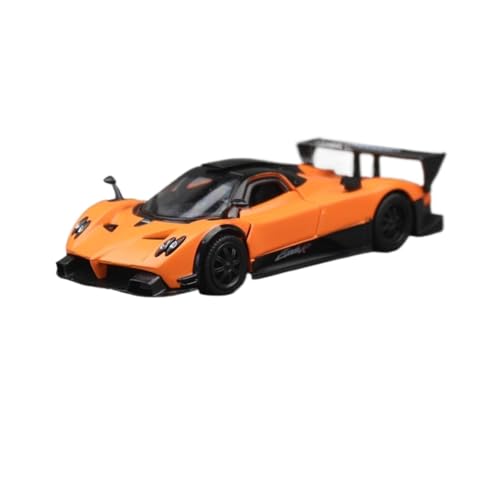 WJXNNON Für Pagani Super Sport Racing Spielzeug Auto Modell Diecast Miniatur Sammlung Geschenk 1/36(Orange) von WJXNNON