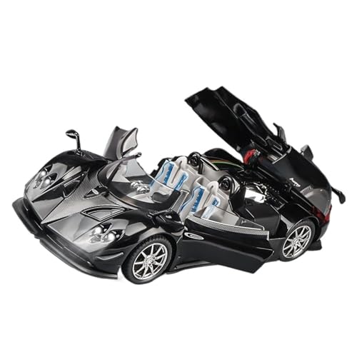 WJXNNON Für Pagani Zonda Legierung Automodell Simulation Sammlung Großes Supercar Spielzeugauto Für Kinder 1:24(124 Pagani Zonta Black) von WJXNNON